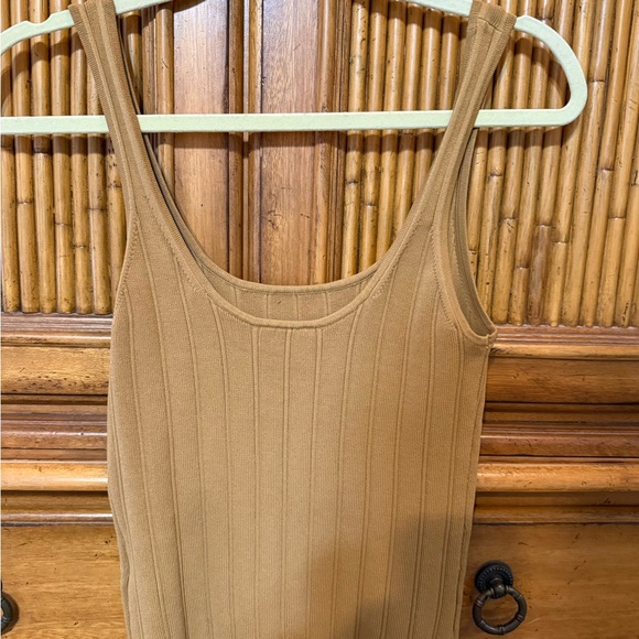 J. Crew Ribbed Brown Tank Top - Picture 3 of 9